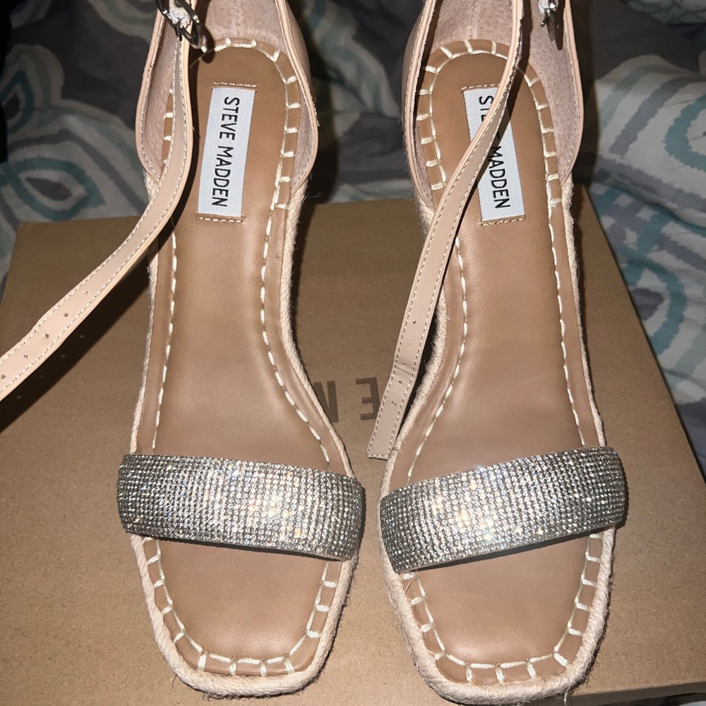 Brand new Steve Madden Wedges never worn with box